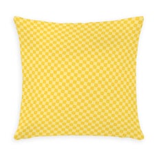 Yellow Dot Pattern Outdoor Pillow