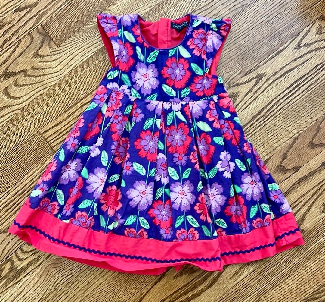 Pumpkin Patch Floral Dress