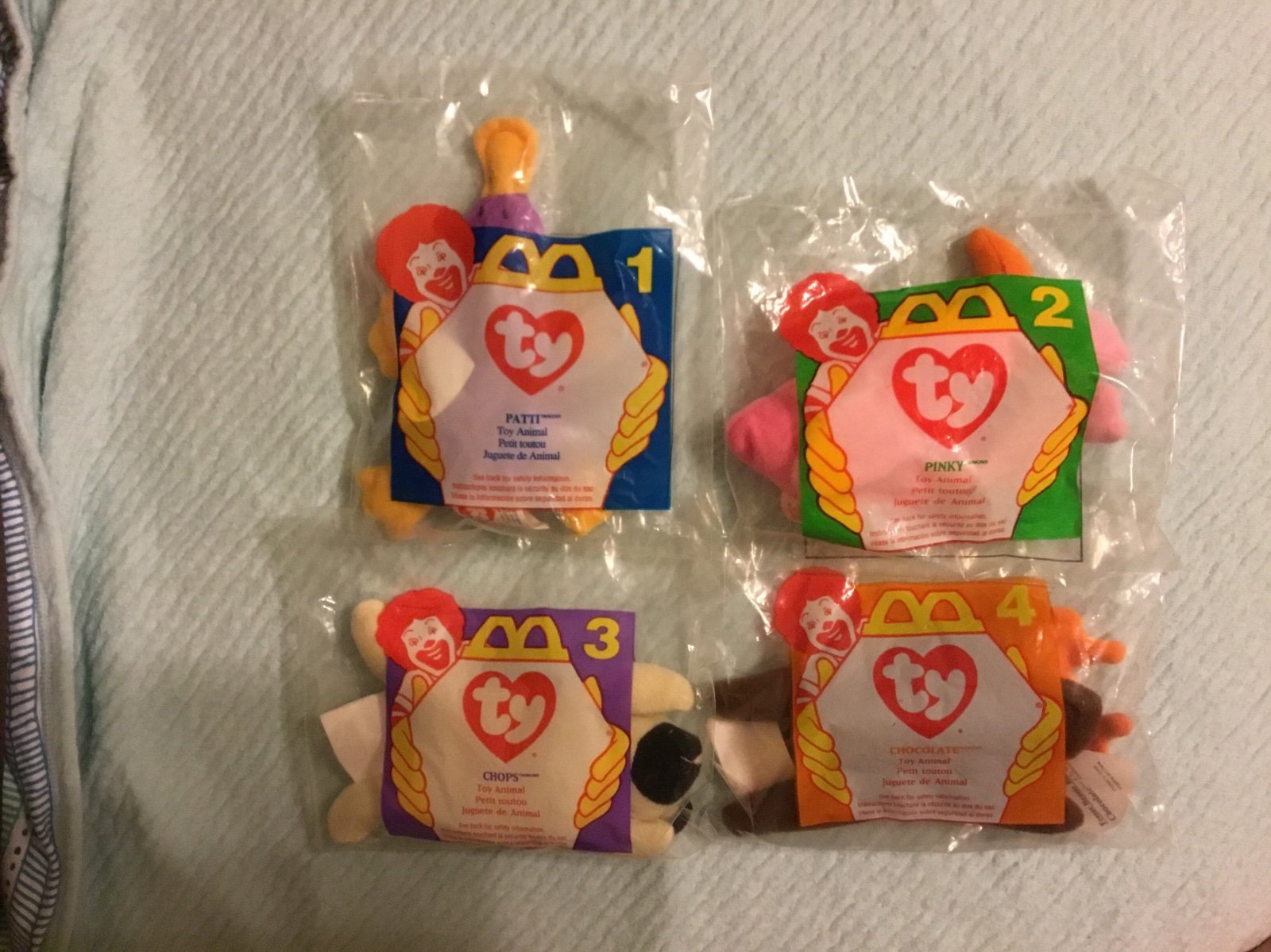 Beanie baby’s McDonald’s vintage
