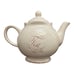 Rae Dunn by Magenta Paris Spring Rabbit Bunny Tea Pot Vintage Script