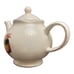 Rae Dunn by Magenta Paris Spring Rabbit Bunny Tea Pot Vintage Script