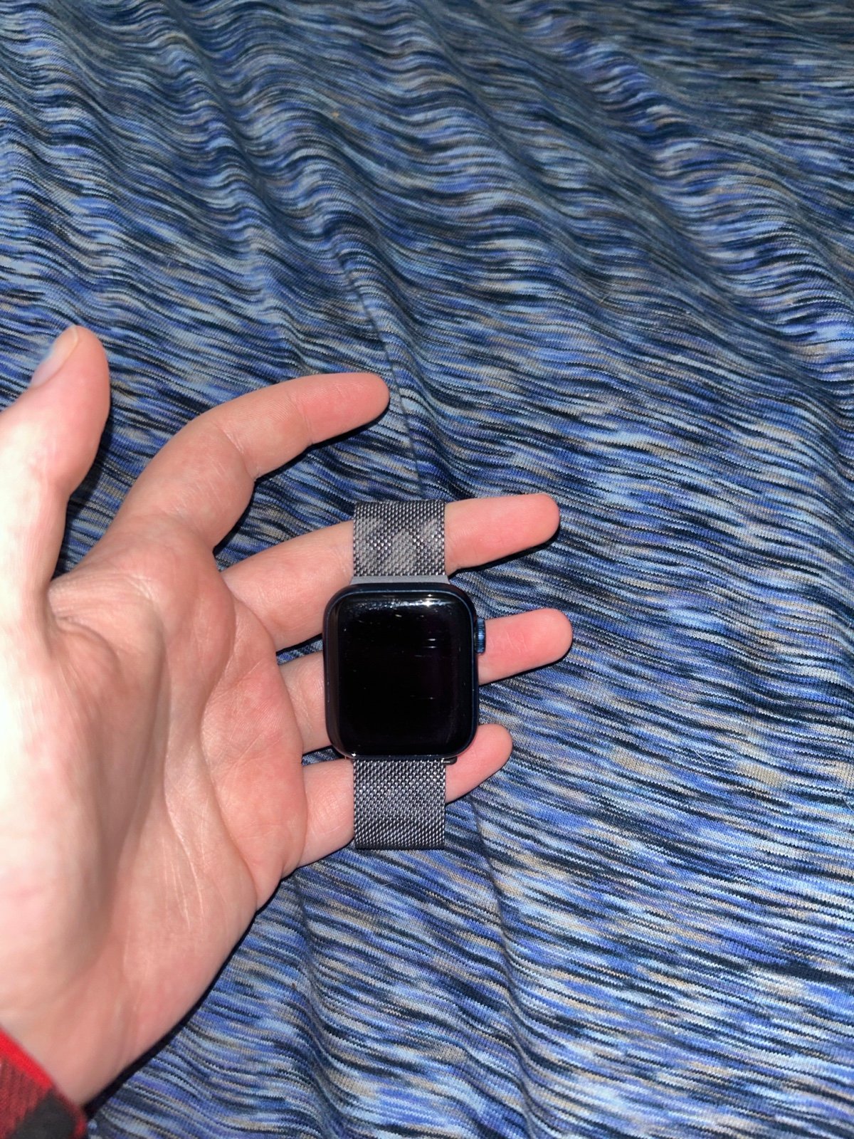 Series 6 dark blue Apple Watch