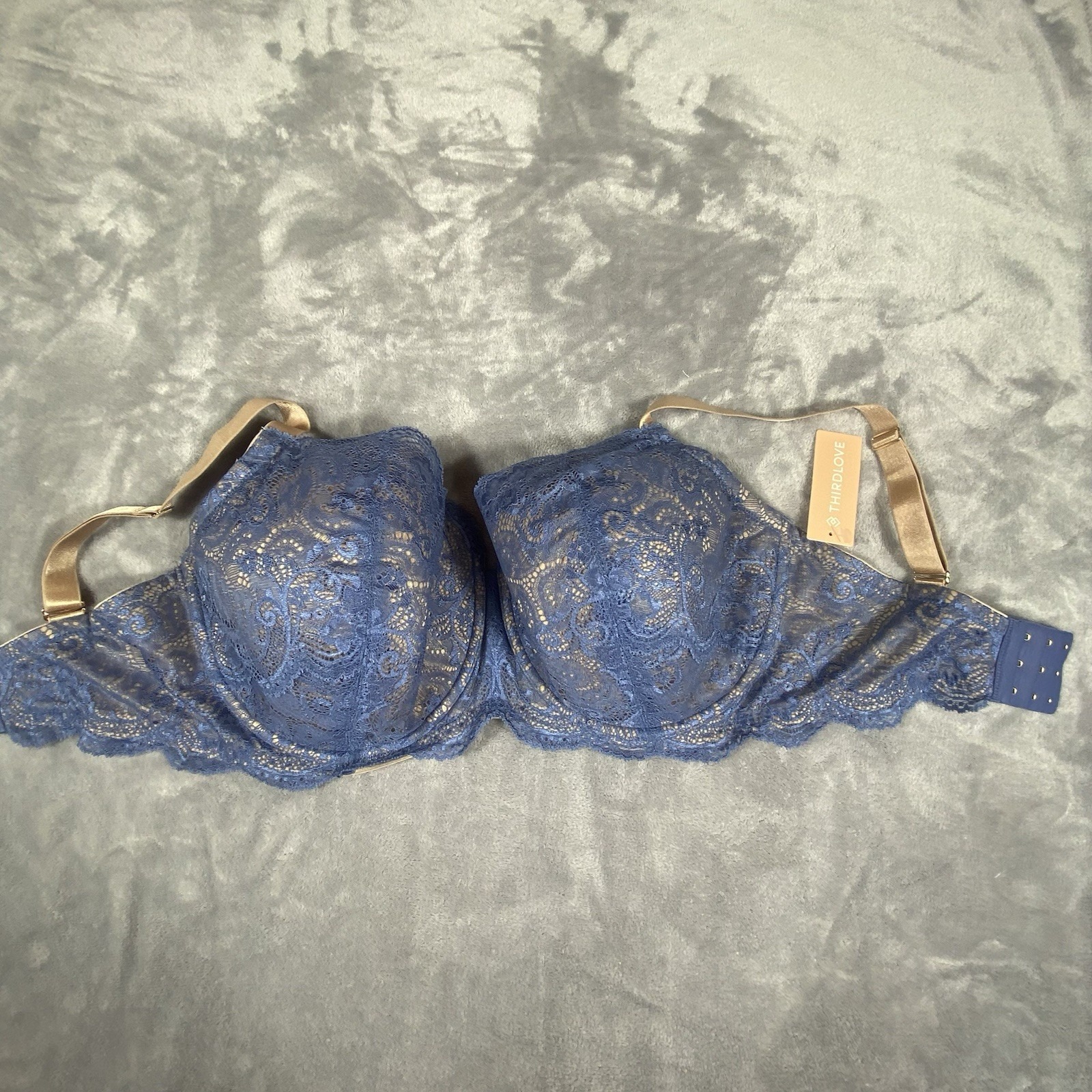 NWT ThirdLove Bra Underwire 36H Lace Lift Contour Balconette Plunge Support