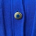 Vintage St John 3pc Skirt Suit Santana Knit Cobalt Blue Silk Scarf M 10