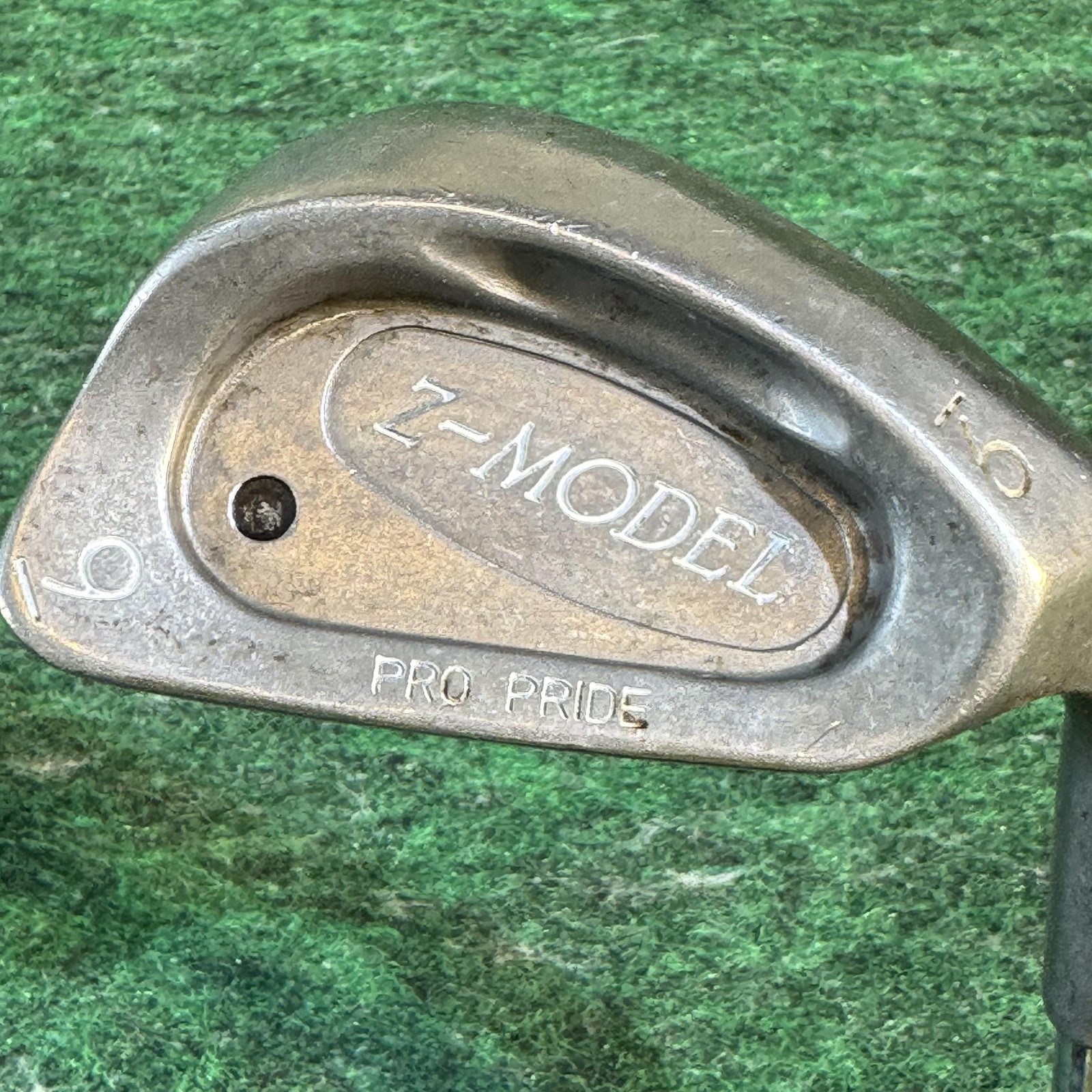 Vintage Pro Pride Z-Model 9 Iron Golf Club Stainless Steel Regular Flex USA Made