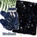 NEW (M) VS Pajama, Blanket & Slippers in Blue Starry Nights print