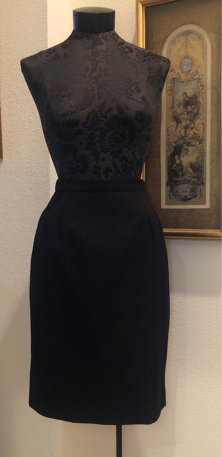 DAQURIN Paris designer vintage PK skirt