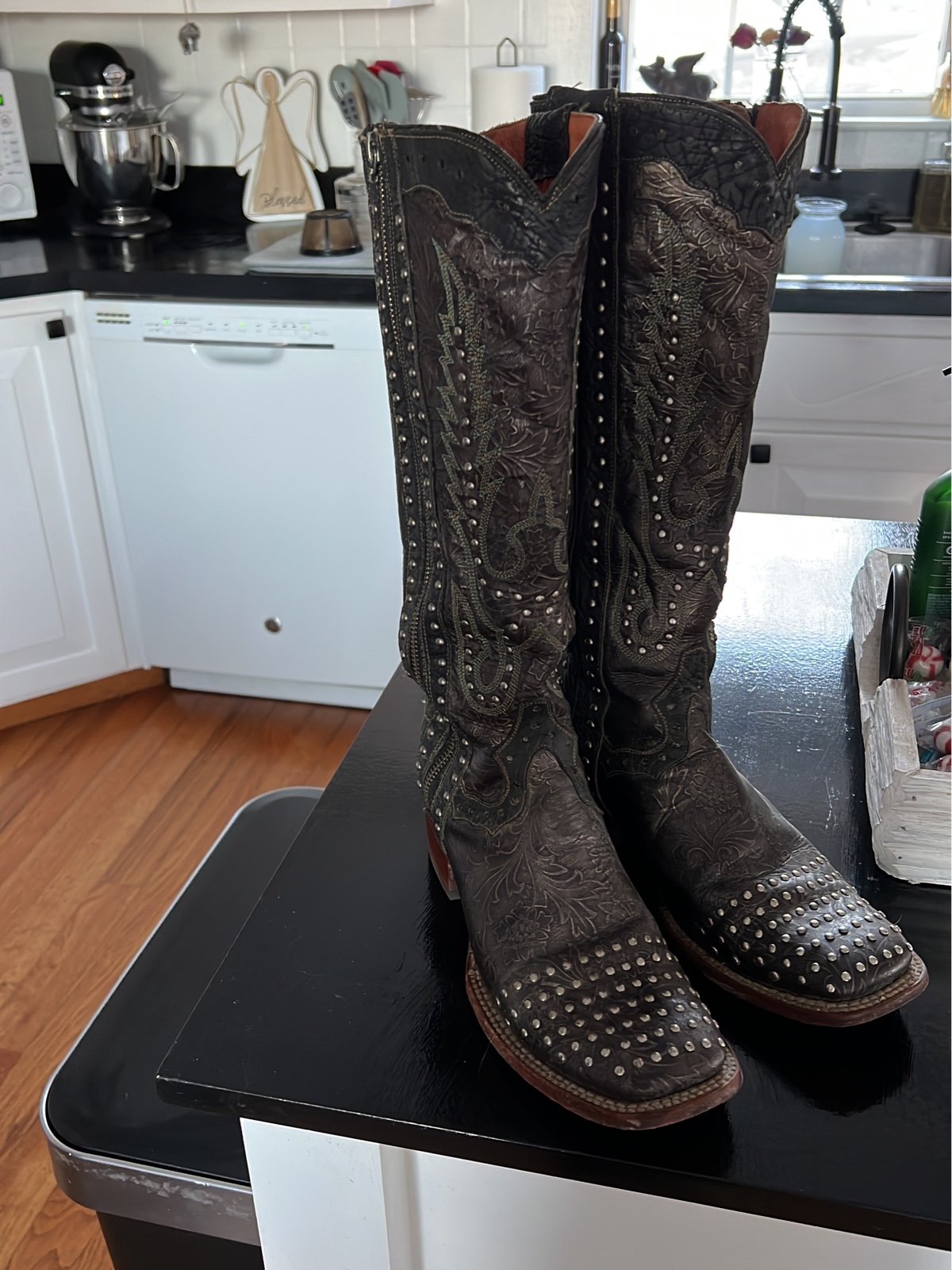 新品 Dan Post Boots Black カンガルー Sz9EW - agedor.ma