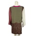 Authentic Nothing Matches Patchwork Tunic 1 Mixed Print Button Art to Wear Hippy