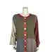 Authentic Nothing Matches Patchwork Tunic 1 Mixed Print Button Art to Wear Hippy