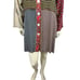 Authentic Nothing Matches Patchwork Tunic 1 Mixed Print Button Art to Wear Hippy