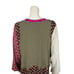 Authentic Nothing Matches Patchwork Tunic 1 Mixed Print Button Art to Wear Hippy