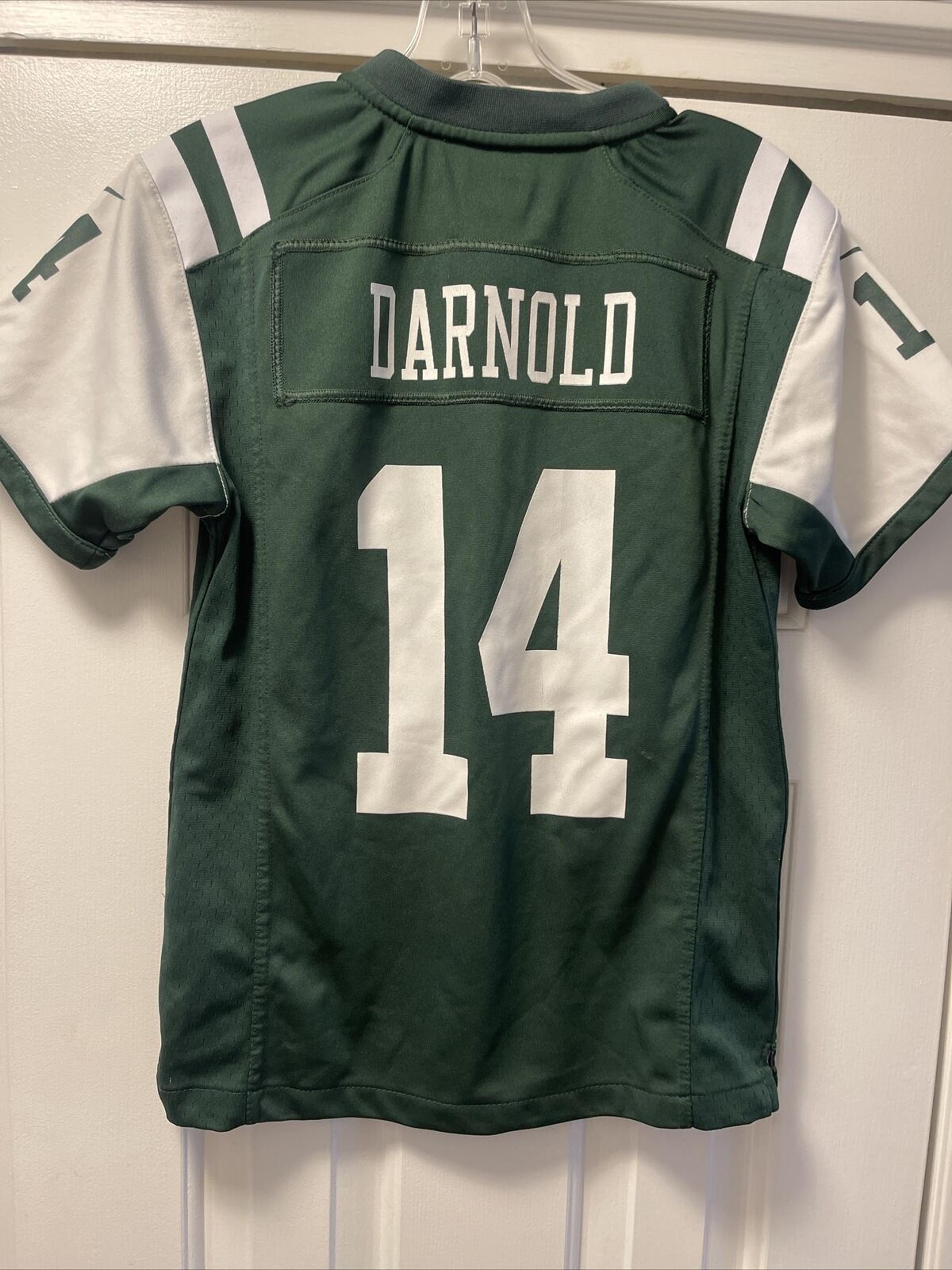 Nike On Field NY New York Jets Jersey Darnold Youth Size Medium 10-12