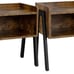 End Table with Storage, Stackable set of 2
