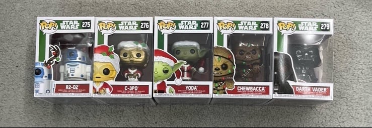 Star Wars Funko holiday set (275-279)