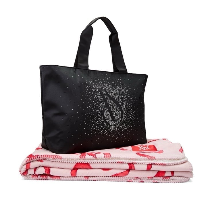 Victoria secret tote and blanket
