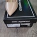 Karl Lagerfield Royale Natural tan leather pump shoes Gold Metal KL Logo US 8 .5