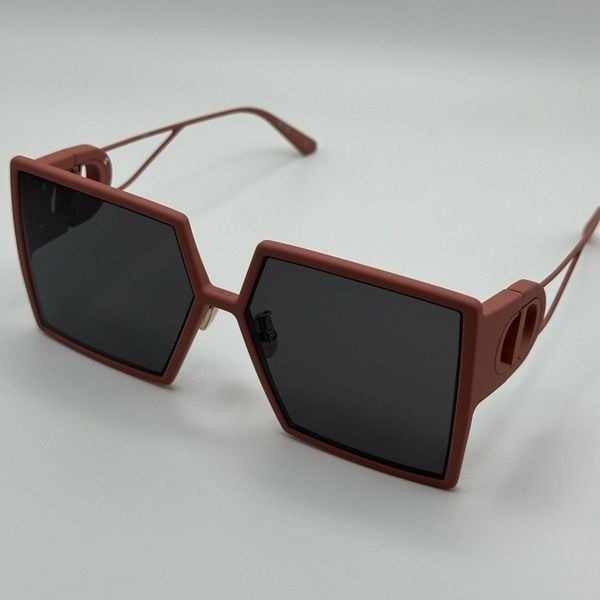 NEW Dior Sunglasses 30Montaigne SU 41A0 Matte Pink Grey Women