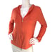 Coolibar Sun Protection You Wear Women Size S Hoodie Thin Full Zip UPF 50 Orange