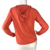 Coolibar Sun Protection You Wear Women Size S Hoodie Thin Full Zip UPF 50 Orange