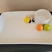 Briggs Pottery Tennis Themed 13 x 9 Ceramic Tray w Attached Bowl