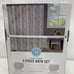 Martha Stewart Paisley Floral 3pc Bath Set Shower Curtain Sage
