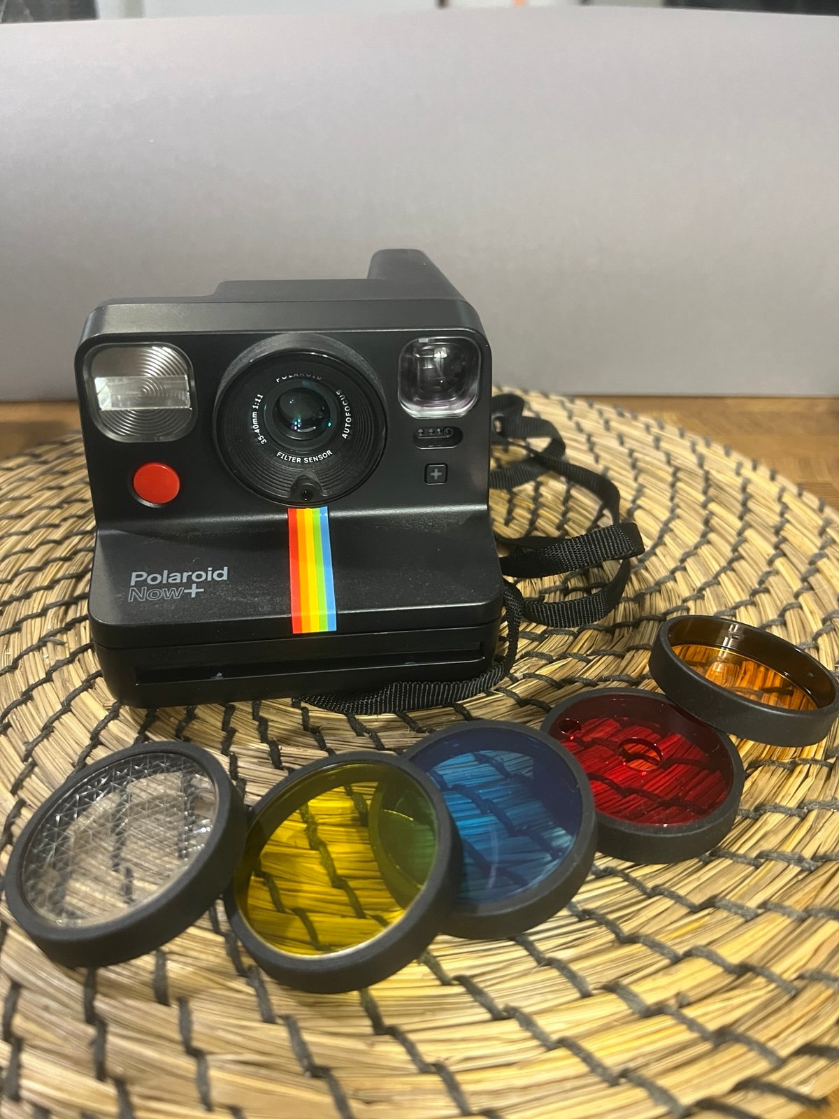 Polaroid Now+ Camera with filters