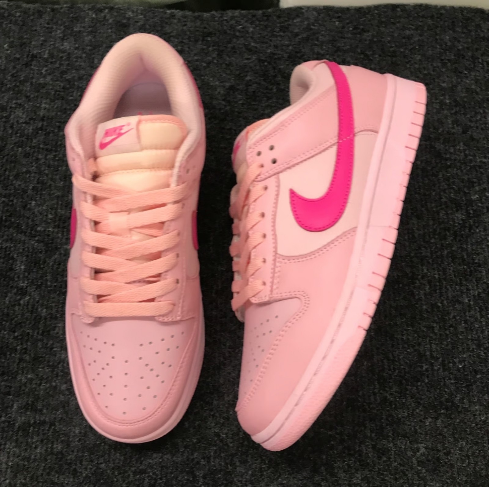 Nike Dunk Low triple pink shoes size 7.5