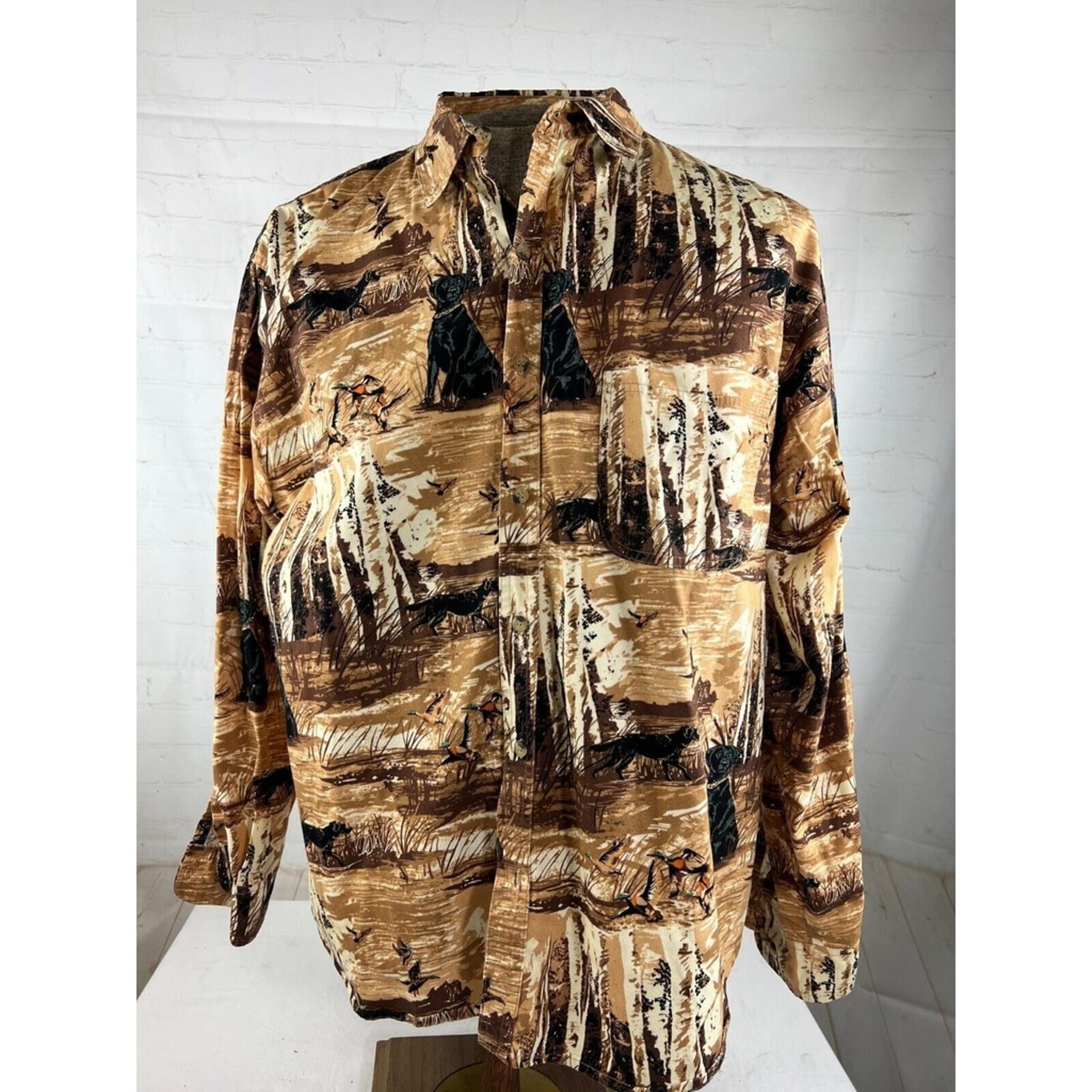 Mens Big and Tall Field Tested by Outdoor Life Button Up Shirt Long Sleeve Sz XL