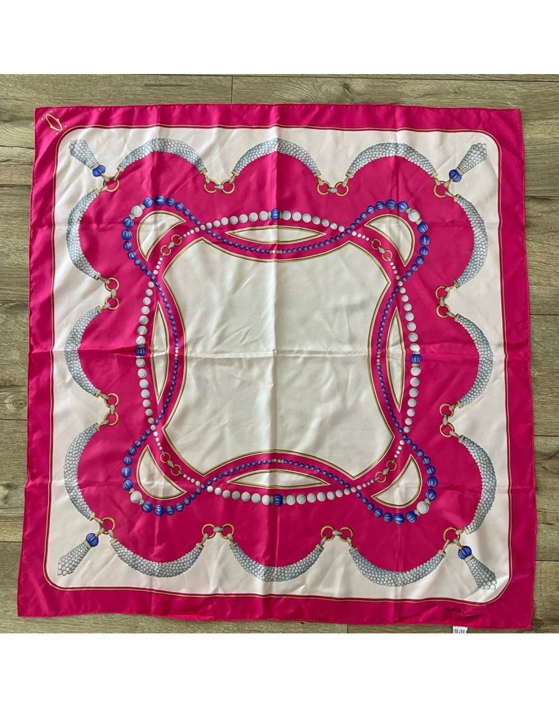 CARTIER Must de Cartier VINTAGE SCARF 32”