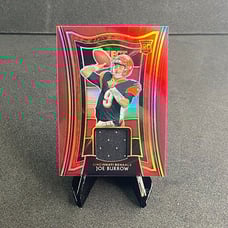 RC JOE BURROW BENGALS ROOKIE RED PRIZM JERSEY PATCH SELECT 2020 PANINI BENGALS !