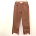 Free People We The Free Maggie Mid-Rise Straight-Leg Raw Frayed Hems Jeans 24
