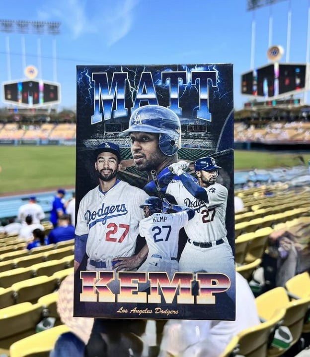 Matt Kemp 2024 Dodgers Bobblehead SGA