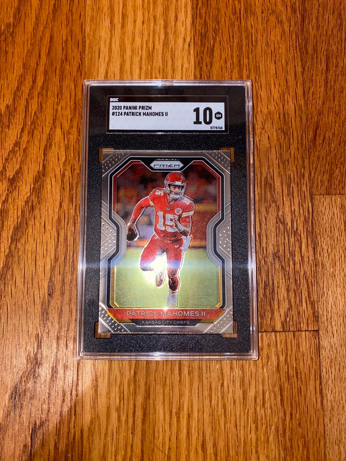 Patrick Mahomes #124 SGC 10