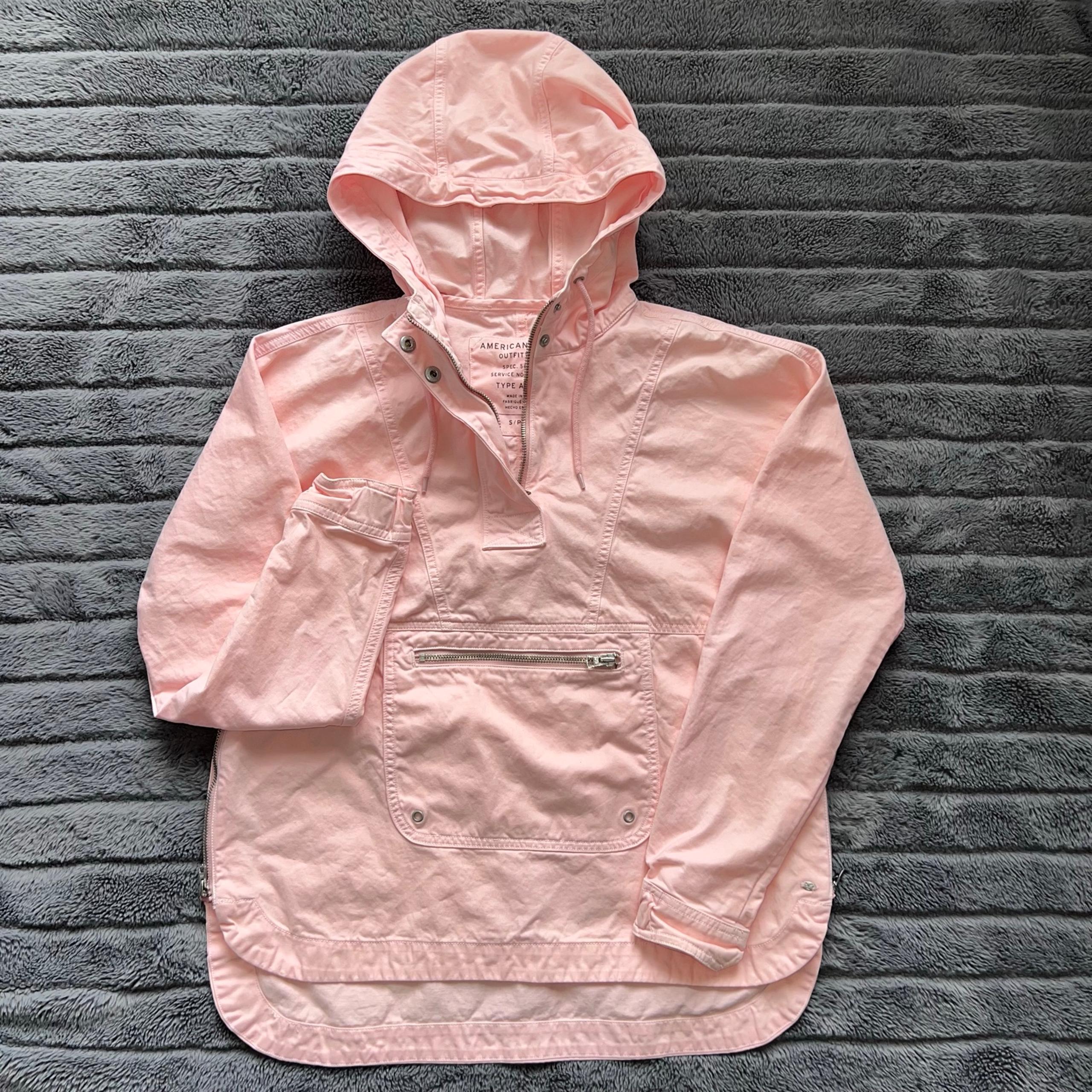 American Eagle denim hoodie/jacket size small