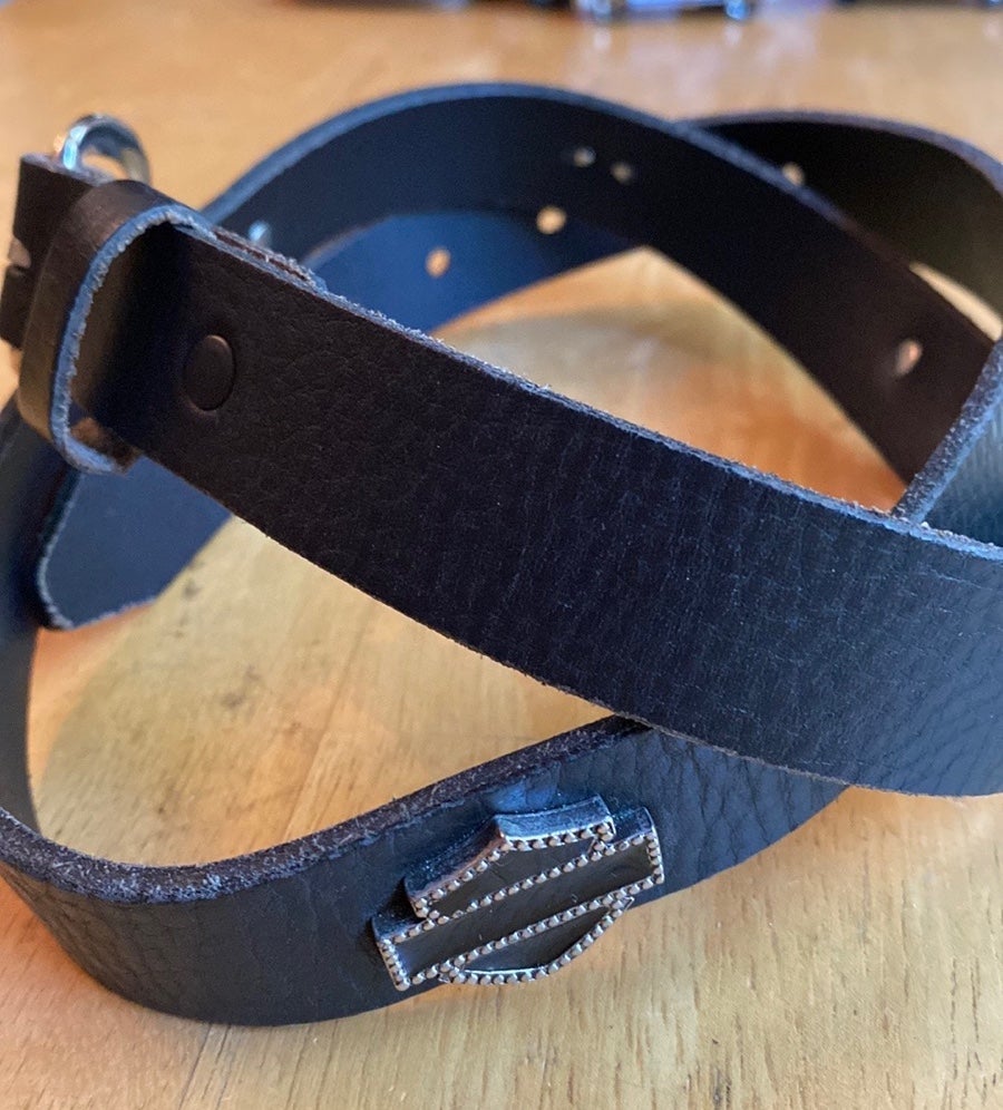 Harley Davidson Leather Belt 32 Made in USA in good condition