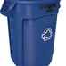 Rubbermaid Commercial Products BRUTE Heavy-Duty Round Recycling/Composting Bin,