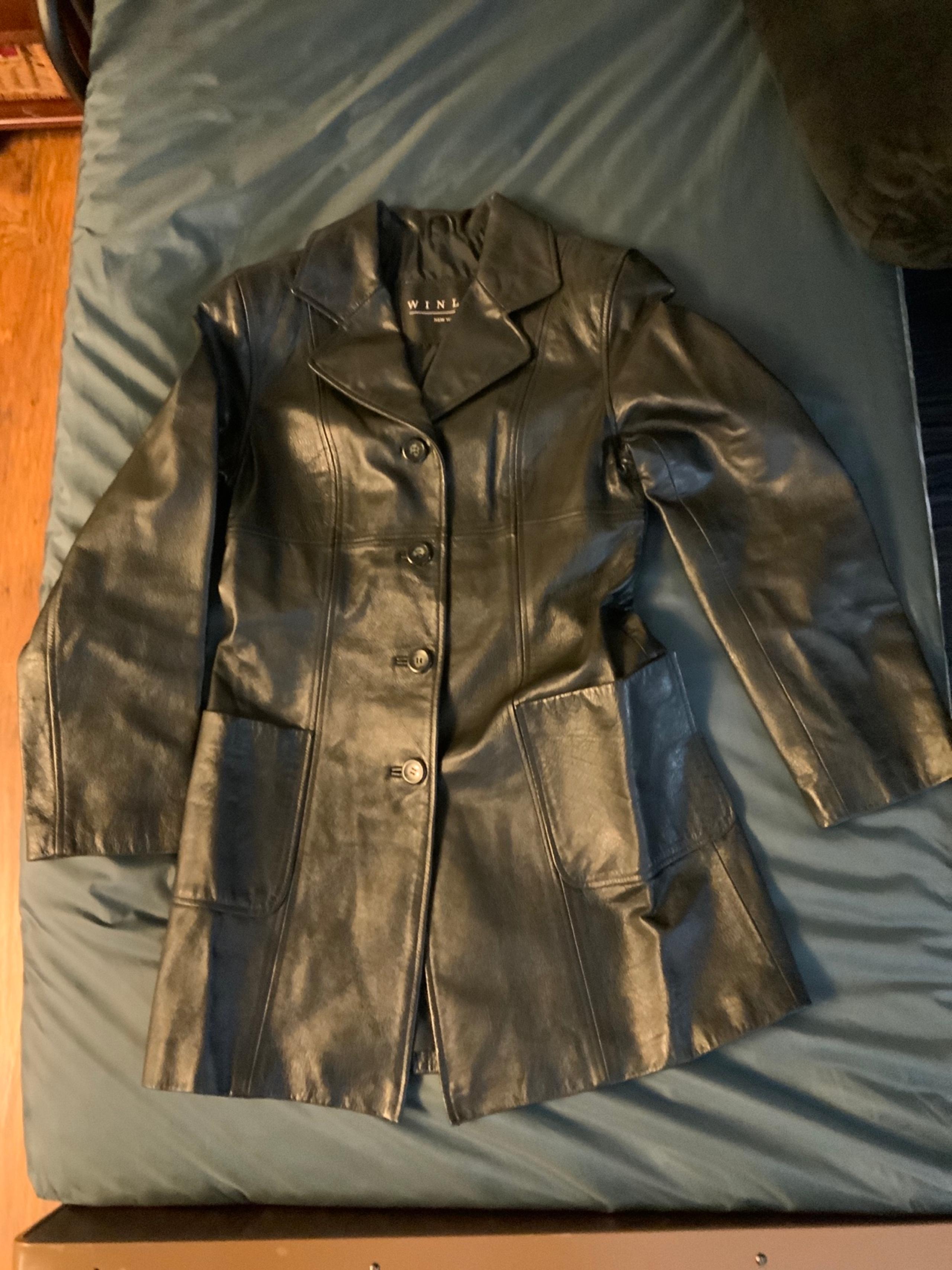 BARELY USED & VINTAGE 1950’S FULL LEATHER COAT “WINLET”