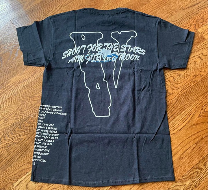 Small Vlone Tracklist Pop Smoke Tee Black The Woo 999 Shirt Nav Good Intentions