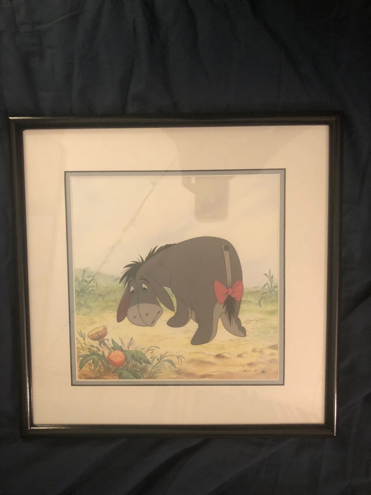 Eeyore's Lament cel Winnie the Pooh Disney Sericel Framed Cel COA