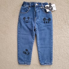 Zara Disney Mickey Mouse jeans. Size 3-4t