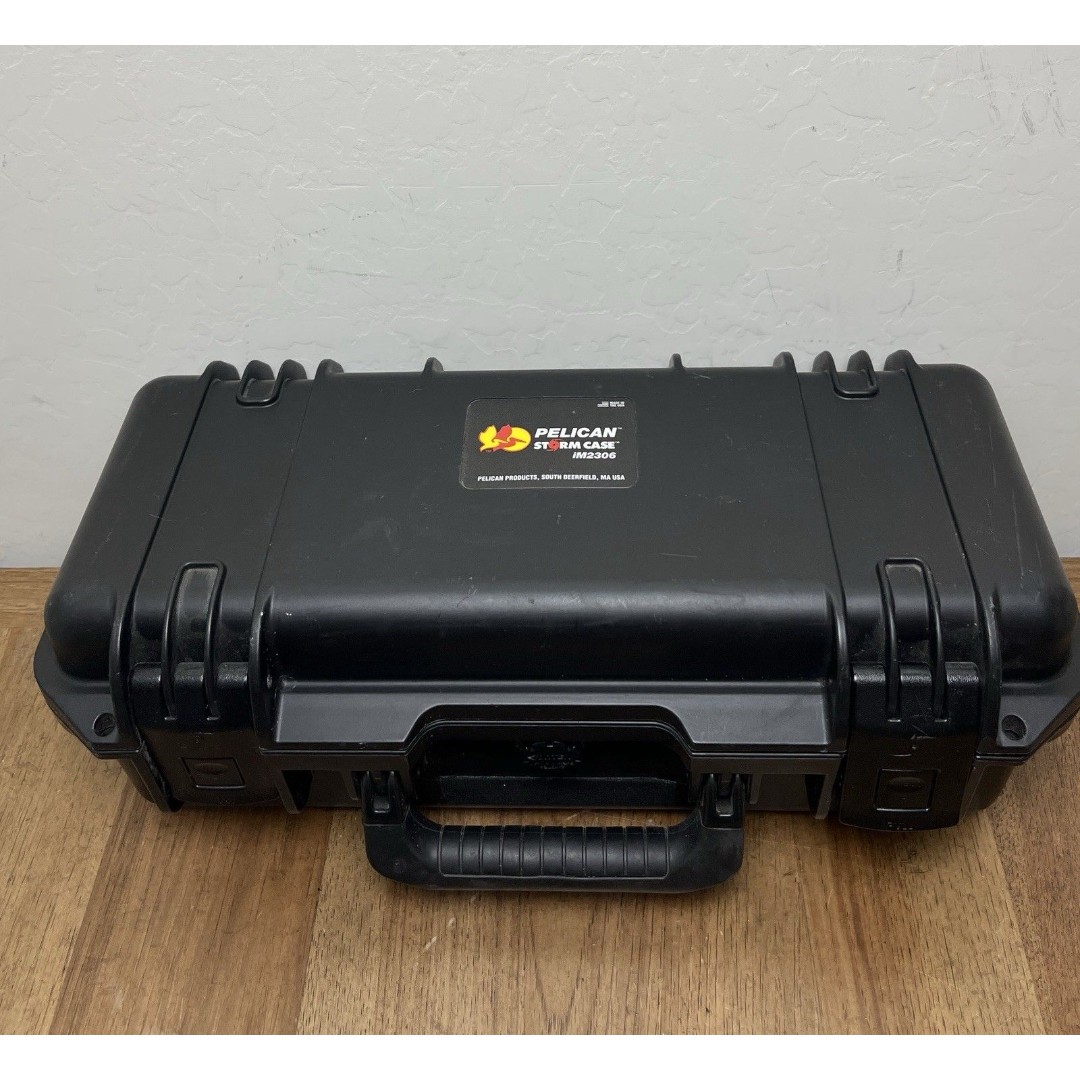 Pelican iM2306 storm case black watertight crush proof dust proof No Foam Used