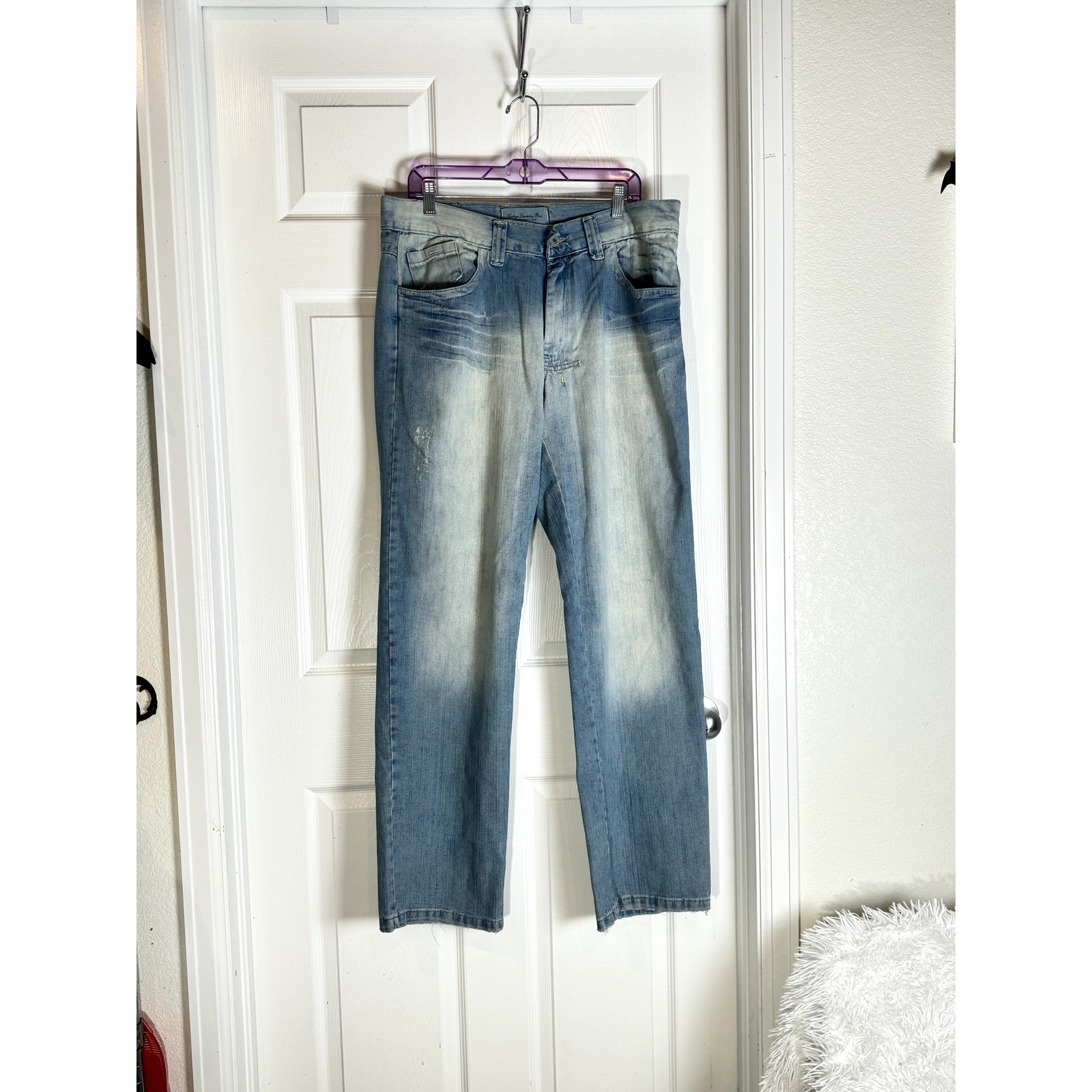 Mens Vintage Laundry Narrow Jeans CO EU 48 Argentina High Waist Acid wash