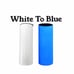 12-20oz Blank Glow in The Dark Sublimation Tumblers With Shrink Wrap And Rubber