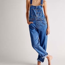 We The Free Ziggy Denim Overalls Size Small