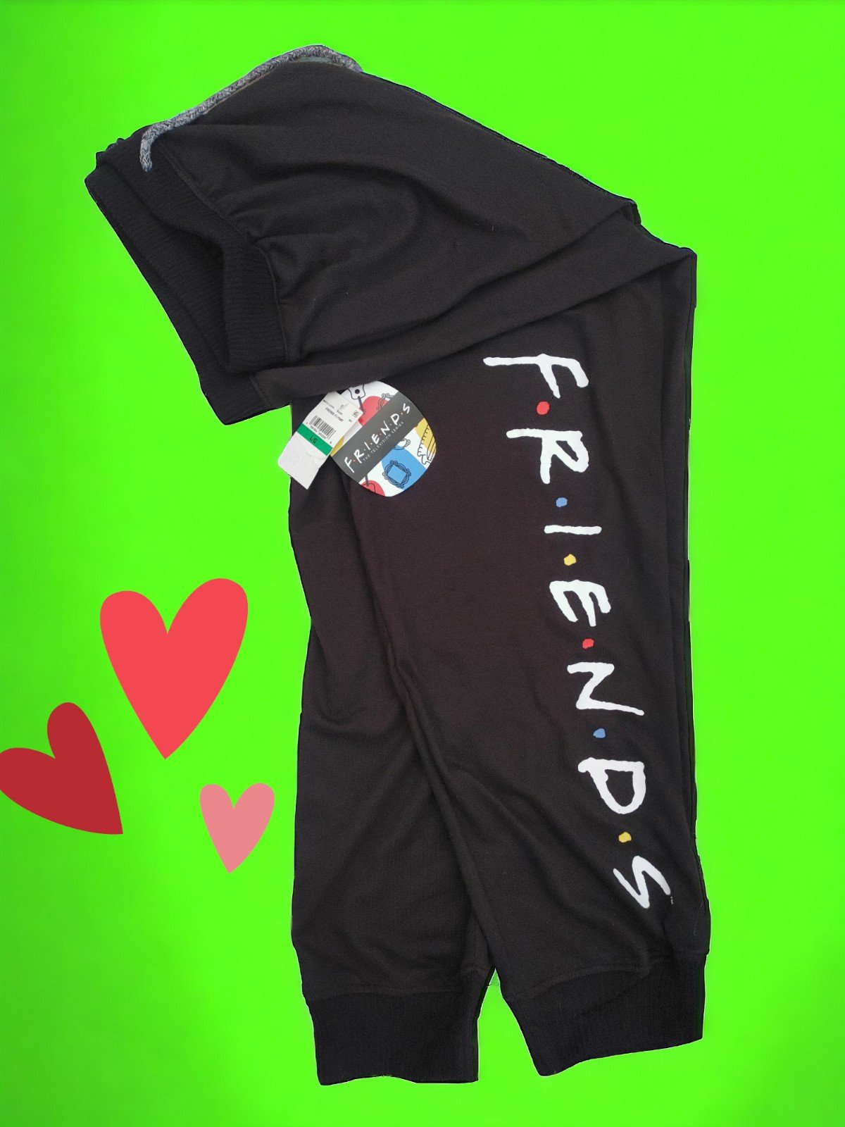 FRIENDS rare pajama pants women vintage L