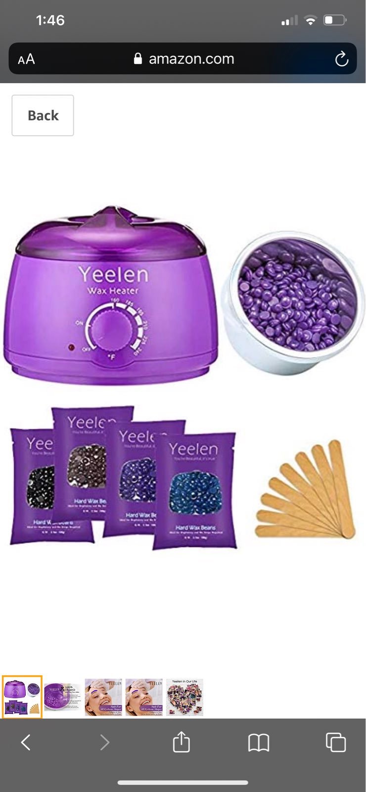 Hair Removal Kit Hot Wax