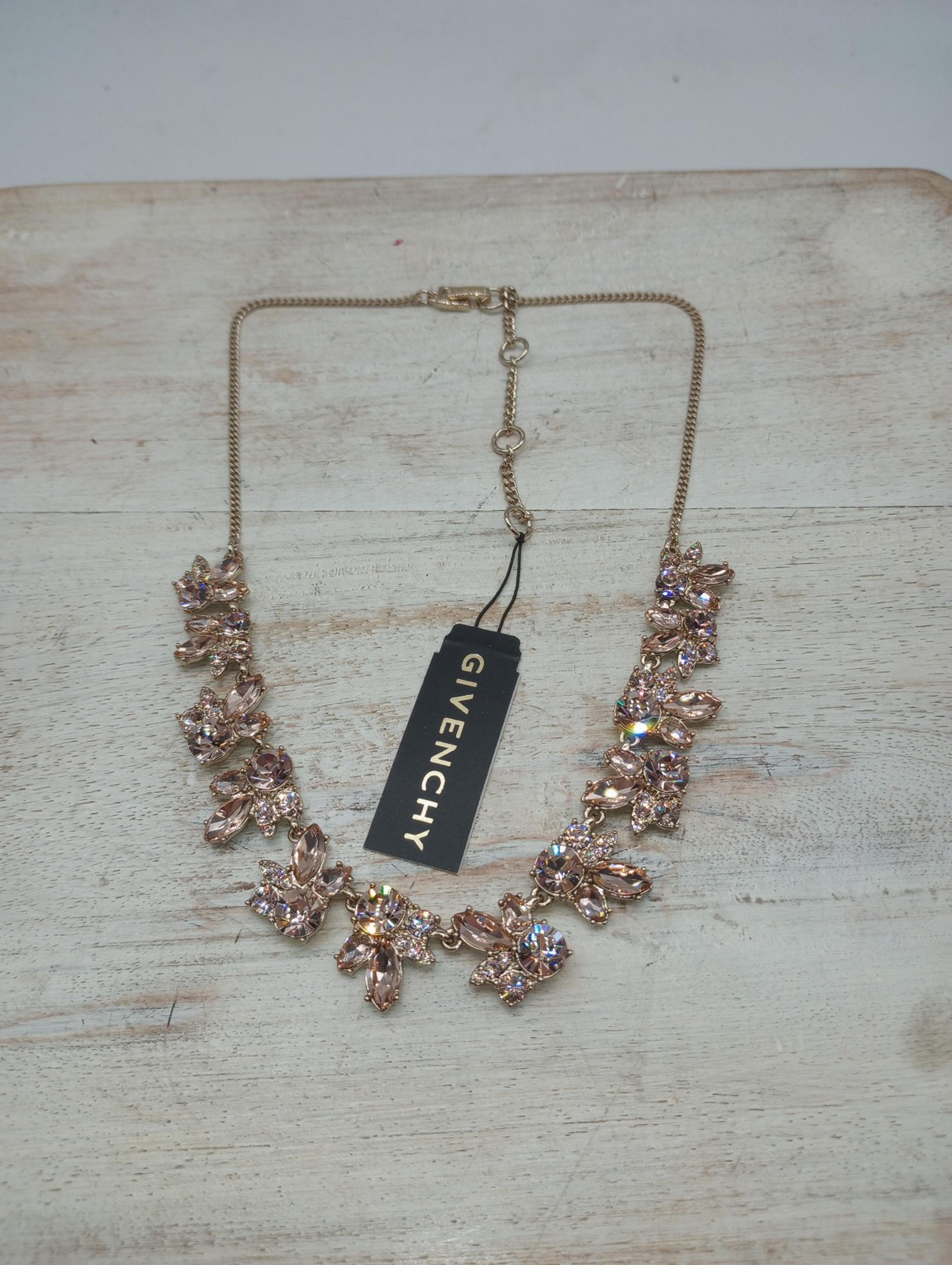 Givenchy Gold-Tone Crystal Necklace