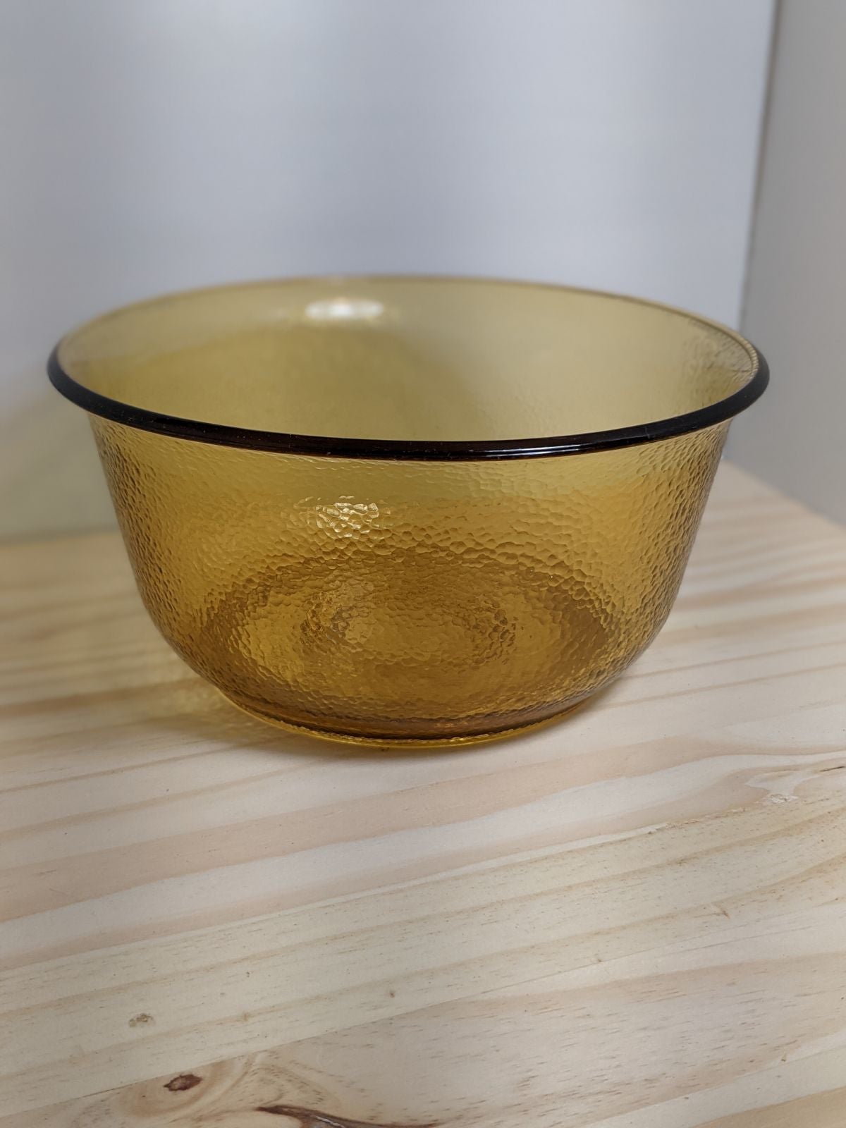 GE Amber Glass Mid-Century bowl