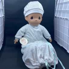 Vintage Precious Moments Brown Baby plush doll (NWT)